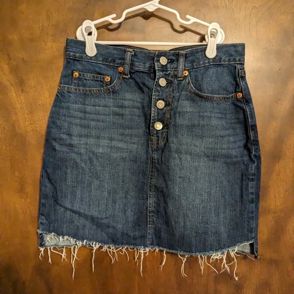 GAP Skirts Denim Skirt Poshmark